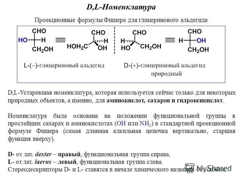 Кислоты с гидроксильной группой