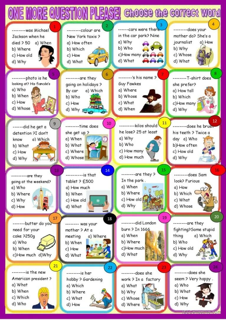 Choose the correct question word. Questions Words & WH- questions. Question Words choose the correct Word. Question Words ESL. Question Words tasks.
