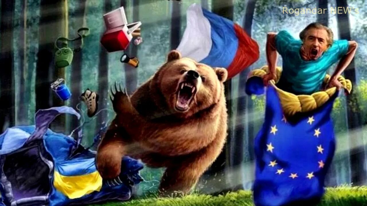 Русская медведь сил. Медведь Россия. Злой русский медведь. Русский флаг с медведем. Медведь с флагом.
