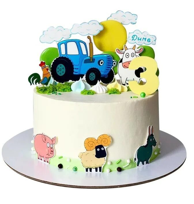 Муссовый торт синий трактор. Детский торт с трактором. Торт с трактором для мальчика. Детский тортик синий трактор. Трактор печать на торт