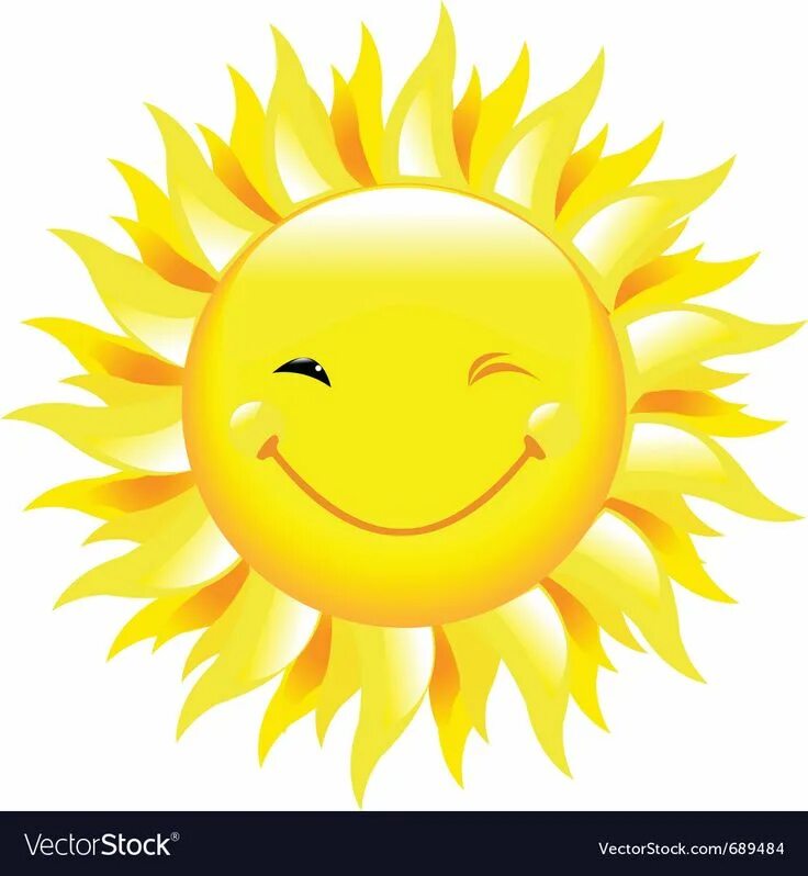 Sun is smiling