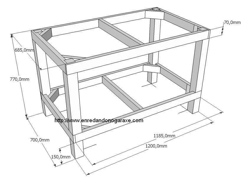Высота стола в мастерской. Верстак столярный схема. Чертеж верстак столярный из фанеры. Столярный верстак чертеж. Столярный верстак из дерева чертёж.