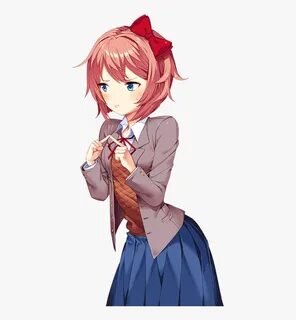 Image D Literature Club - Sayori Ddlc Png, Transparent Png - kindpng