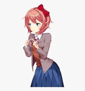 Image D Literature Club - Sayori Ddlc Png, Transparent Png - kindpng.