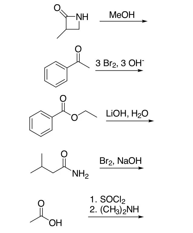 Br naoh реакция