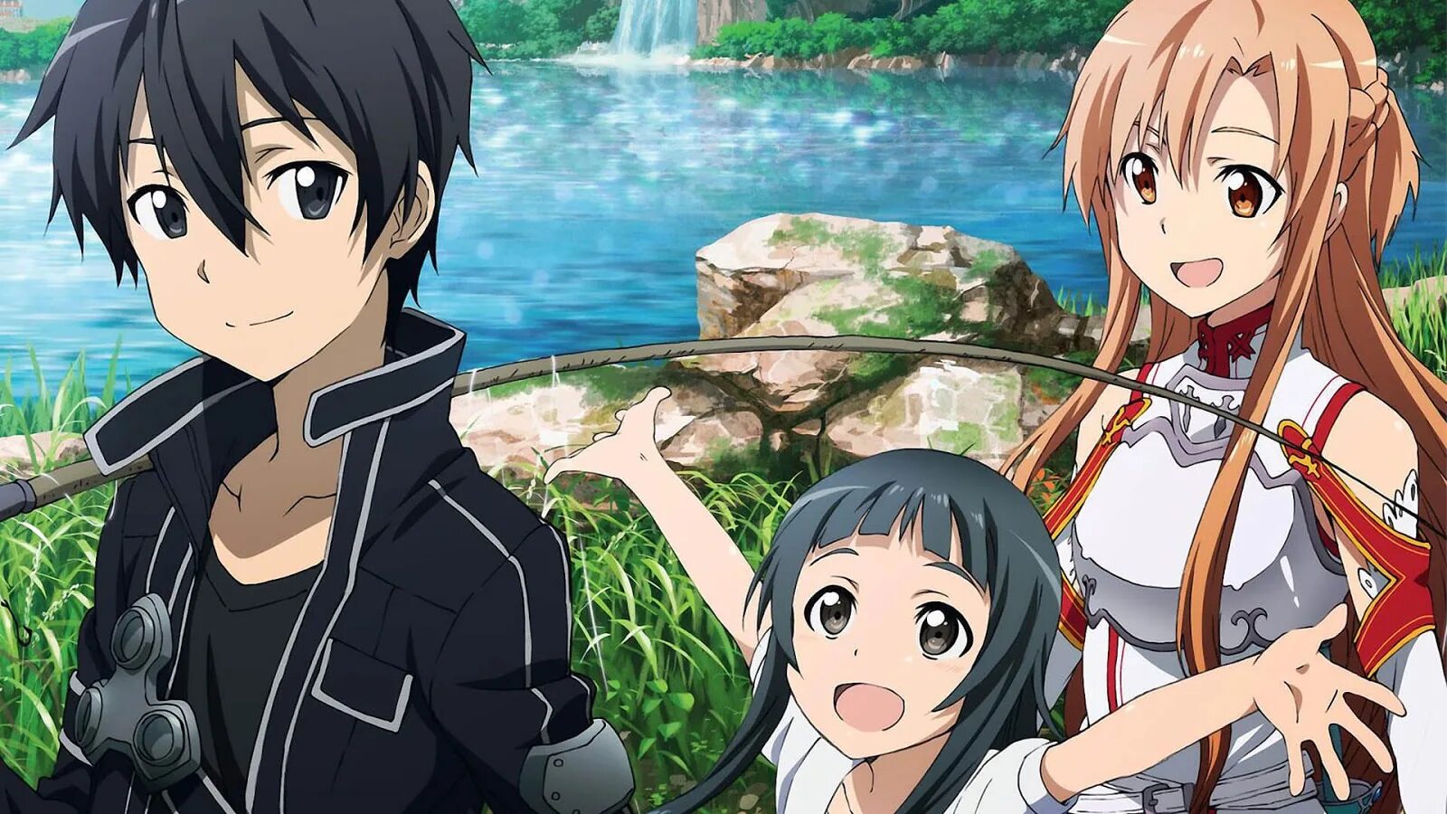 Мастера меча прогрессив 2022. Kirito and Asuna. Кирито Асуна и Юи. Кирито и Юи.