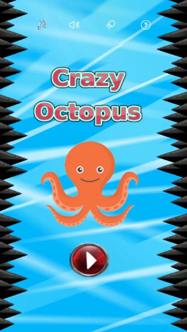 Октопус для андроид. Crazy Octopus. Сумасшедший осьминог. Осьминог андроид. Приложение осьминог для ВК.