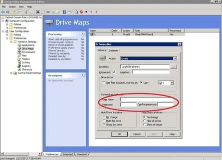 Drive mapping
