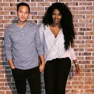 Asian girl dating a black guy. 