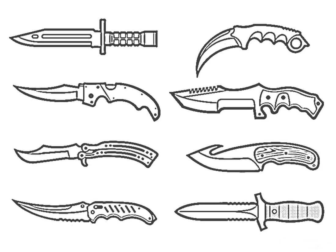 СТЕНДОФФ 2 оружие нож. Нож керамбит из стандофф 2 раскраска. Раскраска нож. Раскраски оружие ножи. Ножи из standoff рисунок