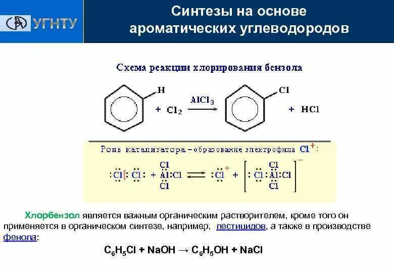 Ароматические углеводороды + cl2. Механизм хлорирования ароматических углеводородов. Схема нитрования ароматических углеводородов. Хлорирование бензола при катализаторе. Хлорирование продукт реакции