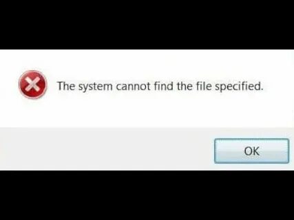 Система не обнаружила файл