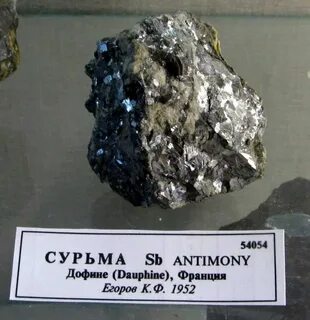 Сурьма хим элемент