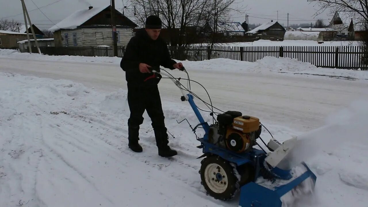 Уборка снега мотоблоком купить