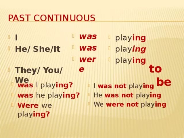 Почему ставится was were. Паст континиус ing. Past Continuous правила. Was were в паст континиус. Past Continuous табличка.