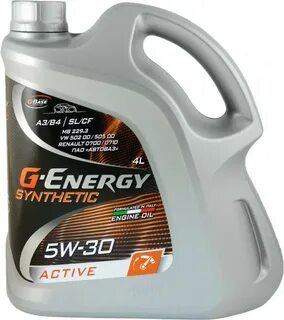 Synthetic active 5w 40 4л