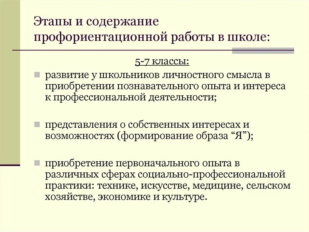 Профориентационная работа образовательной организации. Этапы и содержание профориентационной работы в школе. Этапы работы по профориентации в школе. Этапы профориентационной работы в школе. Профориентационный проект в школе.