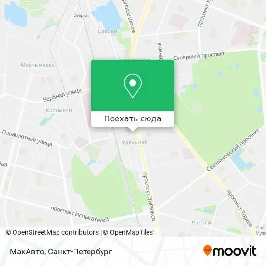 Проспект тореза метро