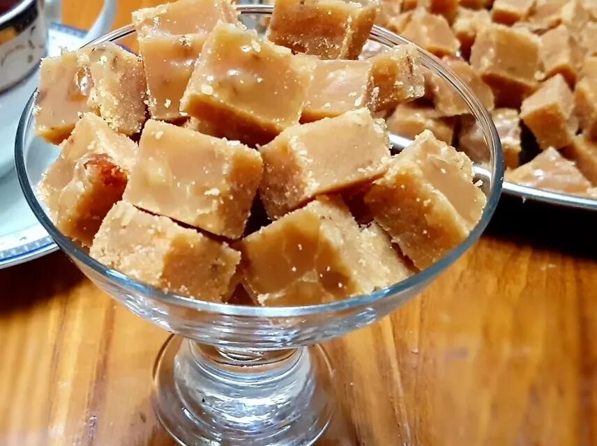 Сахар вареный на молоке как в детстве