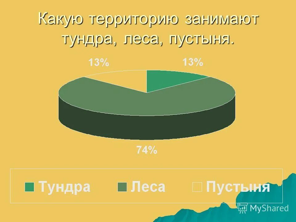 Какой процент россии занимают лесные зоны