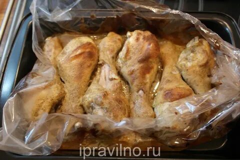 Ножки курицы в рукаве