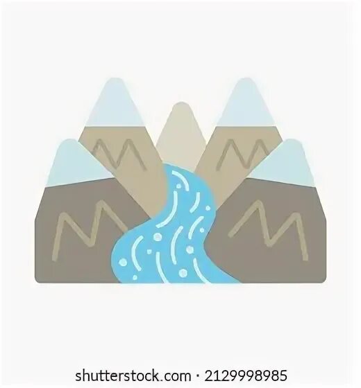 Flat stream. Flat stream