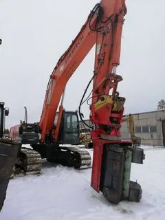Аренда вибропогружателя на базе экскаватора в москве