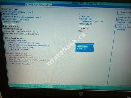 Bios загрузка с флешки в ноутбуке