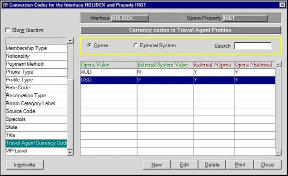 Property codes. Property codes