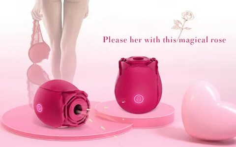 THE ROSE Purple Flower 10-mode Sucking Vibrator for women Etsy