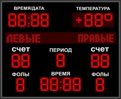 Табло находится