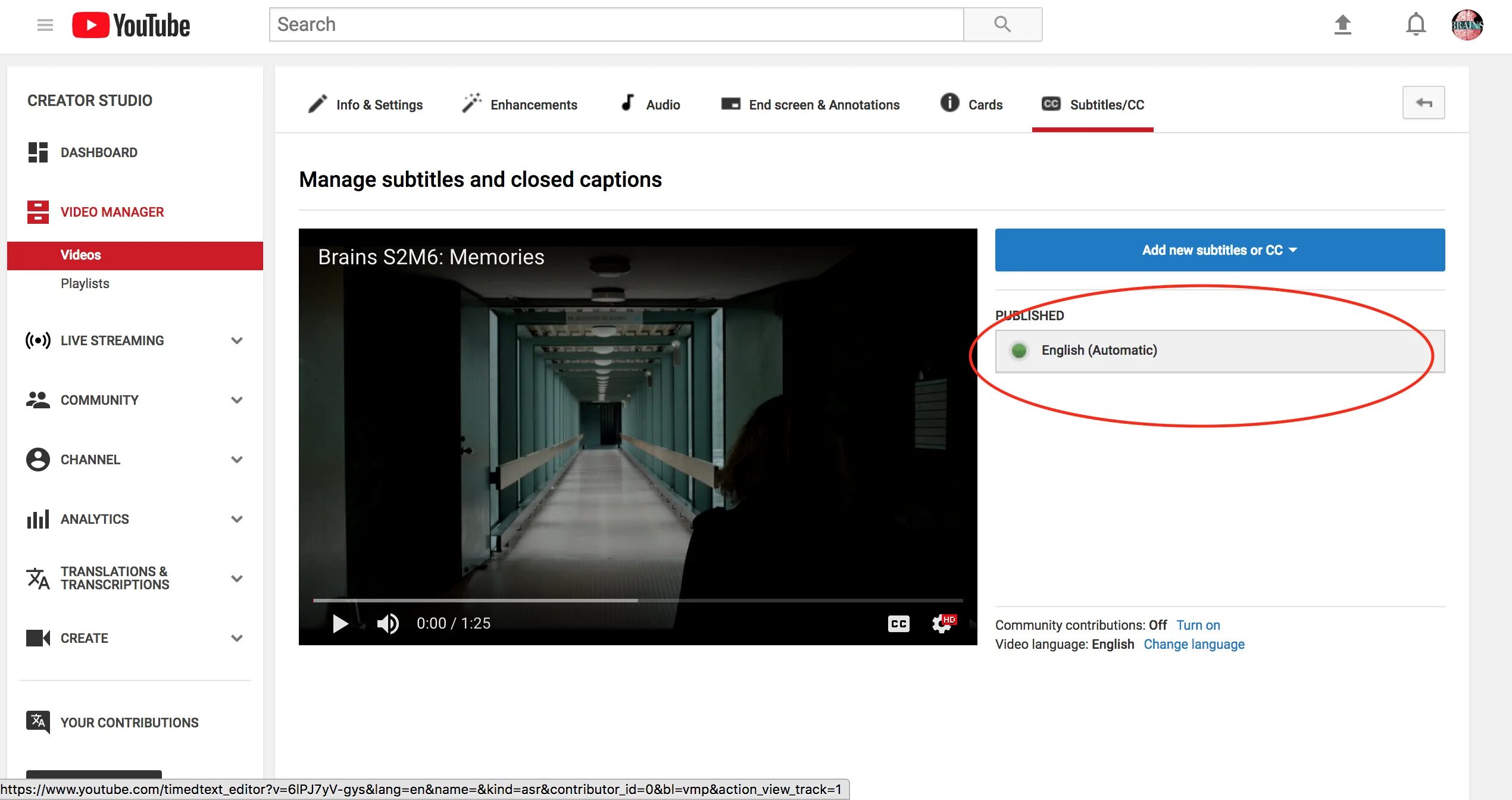 Youtube Automatic Subtitles. Turn on Subtitles. Auto captions youtube. Субтитры на видео. Перевести видео с ютуба на английский