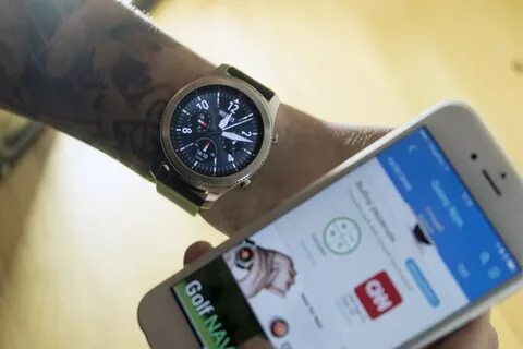 Подключить часы galaxy watch к айфону