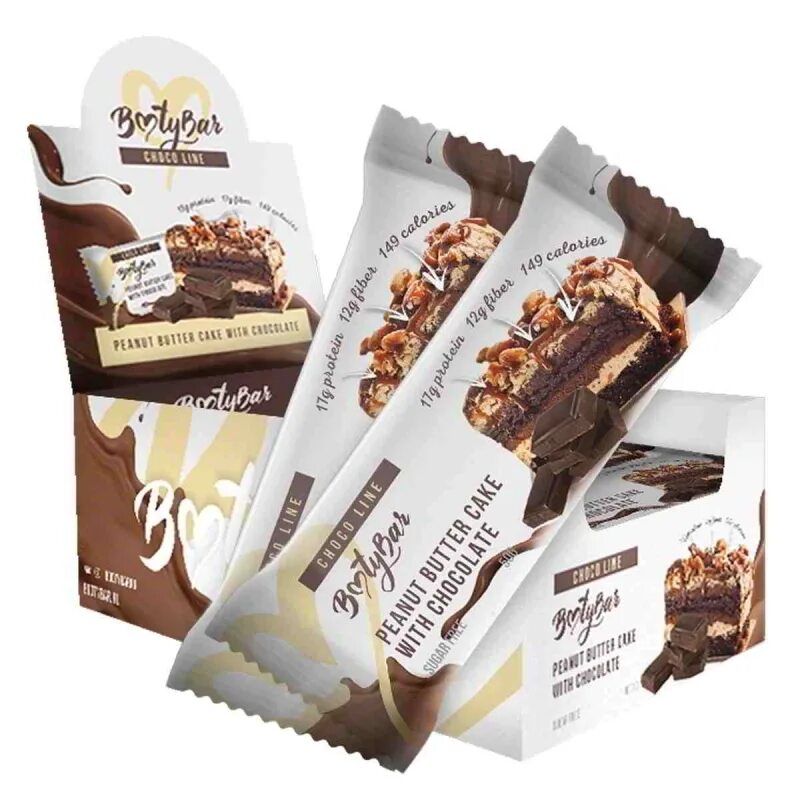 Bootybar. Bootybar chocoline. Батончик кранч кокосовое печенье 60г. Bootybar. Bootybar crunch bar 60 г (16).