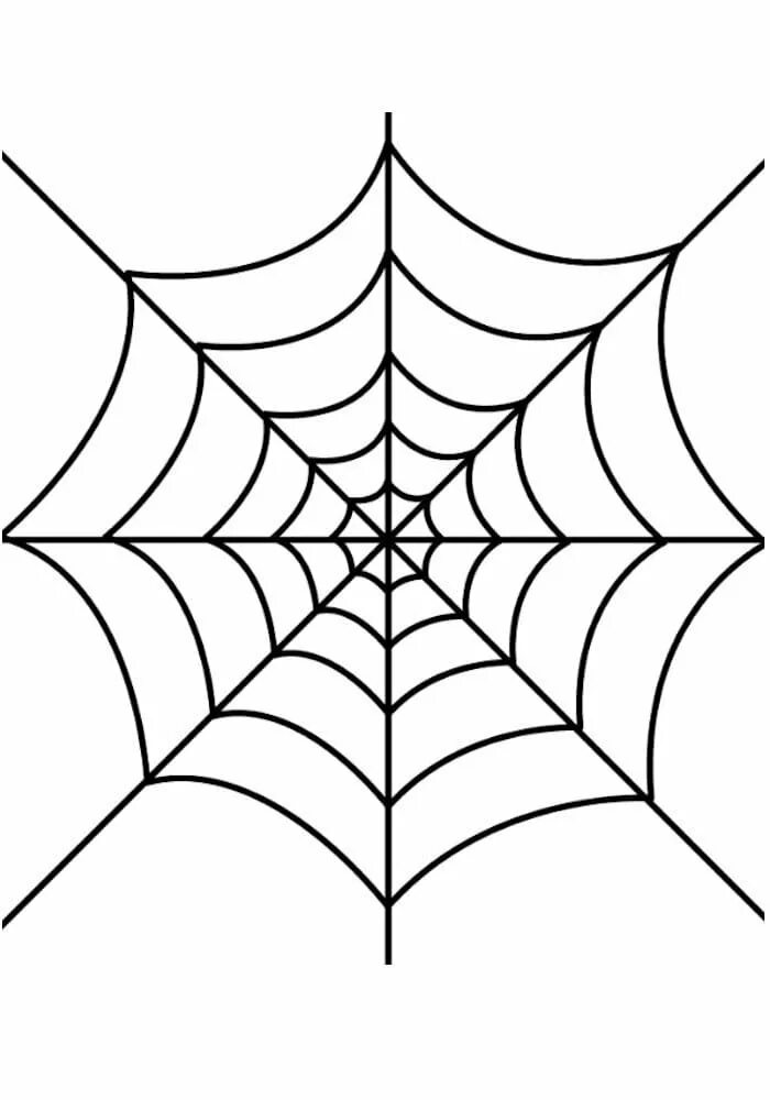 Как нарисовать паутину