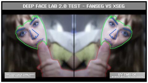 FANSeg vs XSeg (pretrained) model comparisontestshowcase.