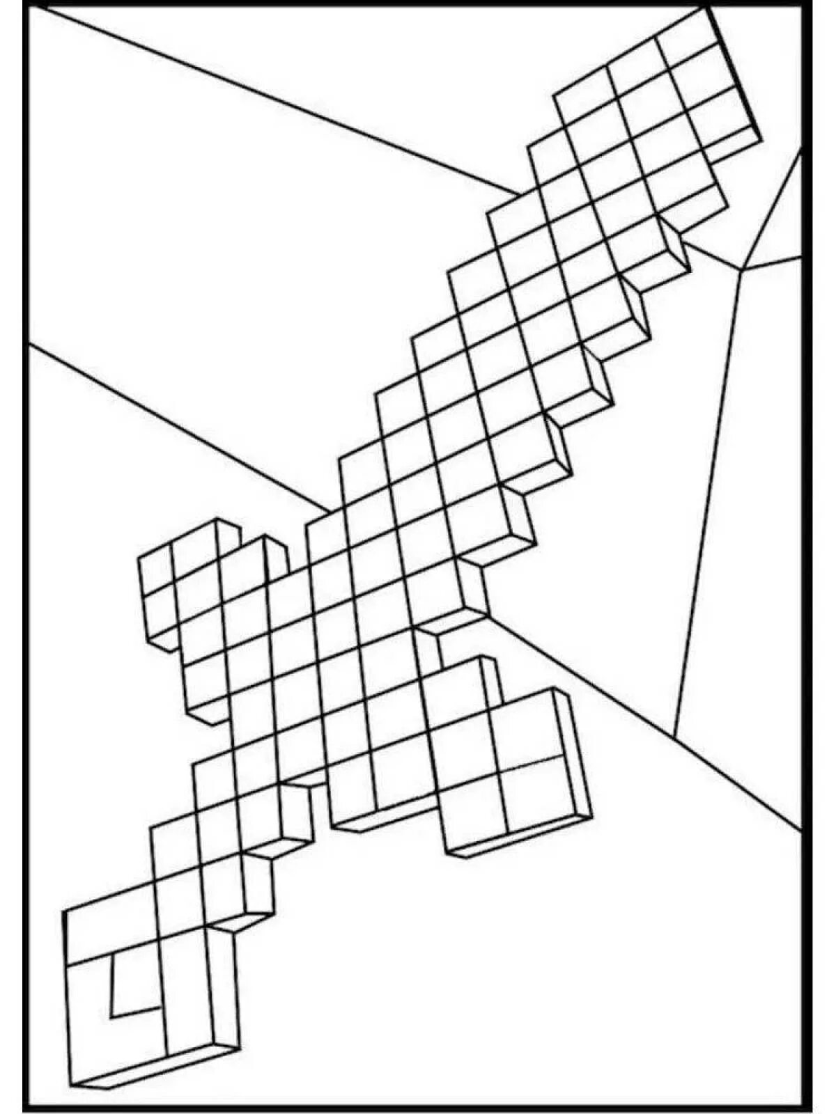 Раскраска майнкрафт. Раскраска майнкрафт меч. Меч из МАЙНКРАФТА раскраска. Майнкрафт раскраска для детей. Меч майнкрафт раскраска