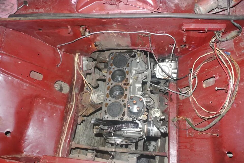 движок снят - Lada 2101, 1,1 л, 1976 года своими руками DRIVE2