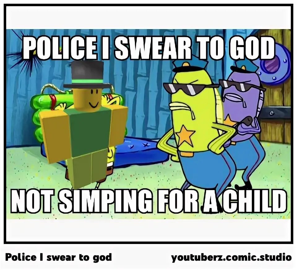 Policeman swear to god