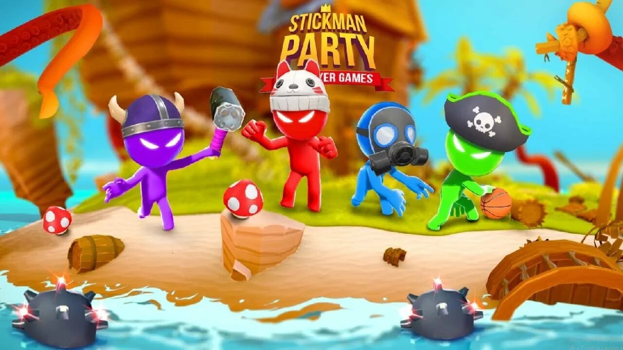 Party of 1 2 3. Stickman party. игра стикмен парти. стикмен вечеринка. stickman party: игры на 1 2 3 4....