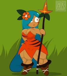 mklancer00, tiger lily cookie, cookie run, big breasts, breasts, female, fo...