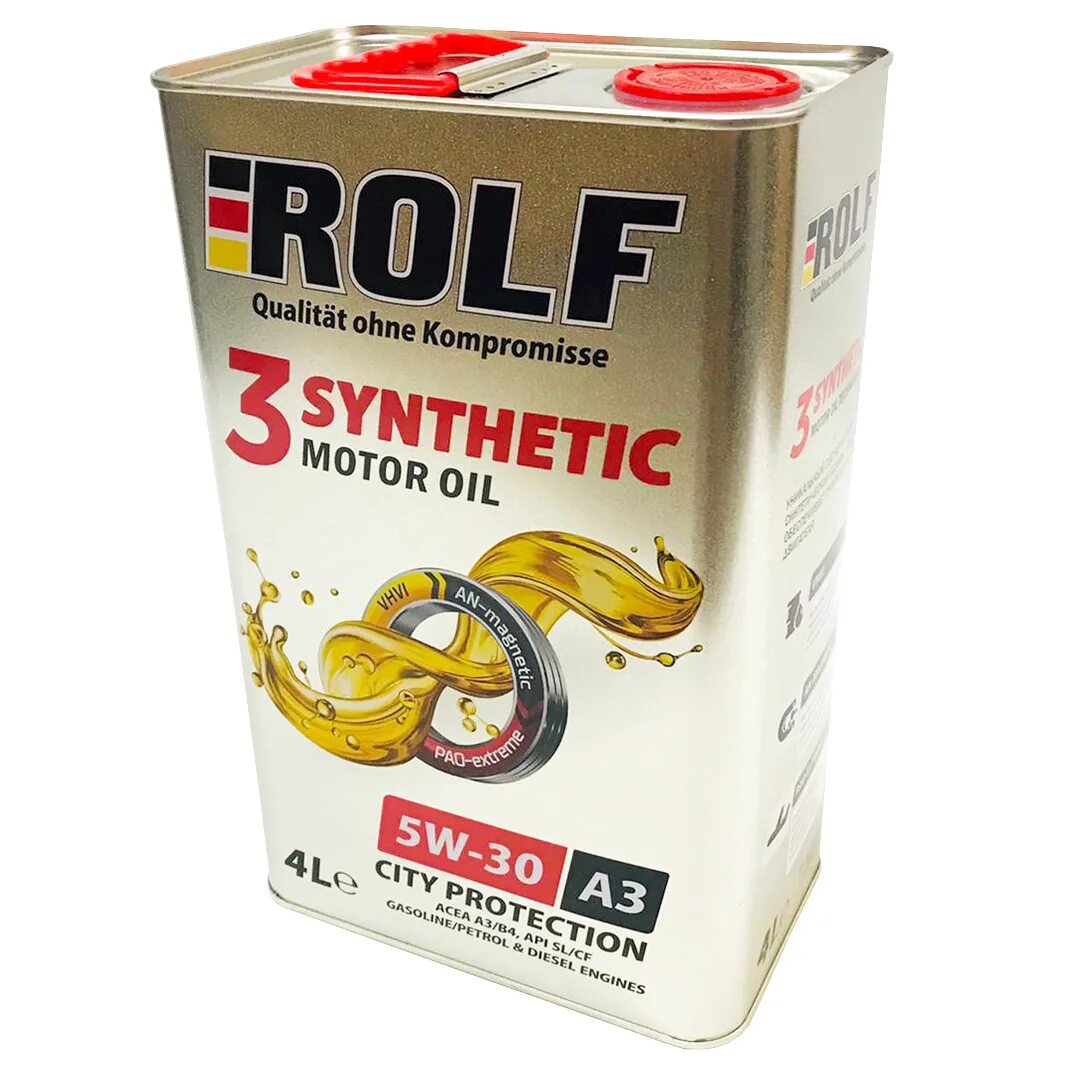 Rolf 3 Synthetic 5w30. Моторное масло Rolf 3-Synthetic 5w-30, 4 л синтетическое. РОЛЬФ масло 5w30 синтетика 4л. Масло Rolf 5w40 3 Synthetic. Характеристики моторного масла рольф