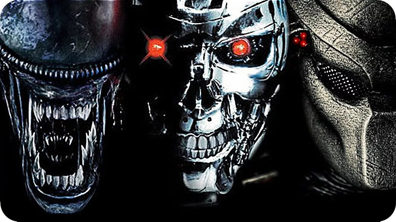 Terminator v. Чужой против хищника против Терминатора. Чужие против хищника против Терминатора комикс. Aliens versus Predator versus the Terminator.