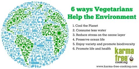 6 Ways Vegetarians Help the Environment.