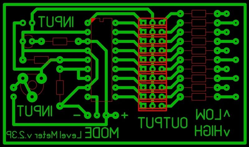 Lm3915 индикатор уровня. Lm3915n-1 индикатор уровня сигнала. Индикатор уровня на lm3915. Печатная плата для лм3915. Печатная плата индикатора звука lm3914.