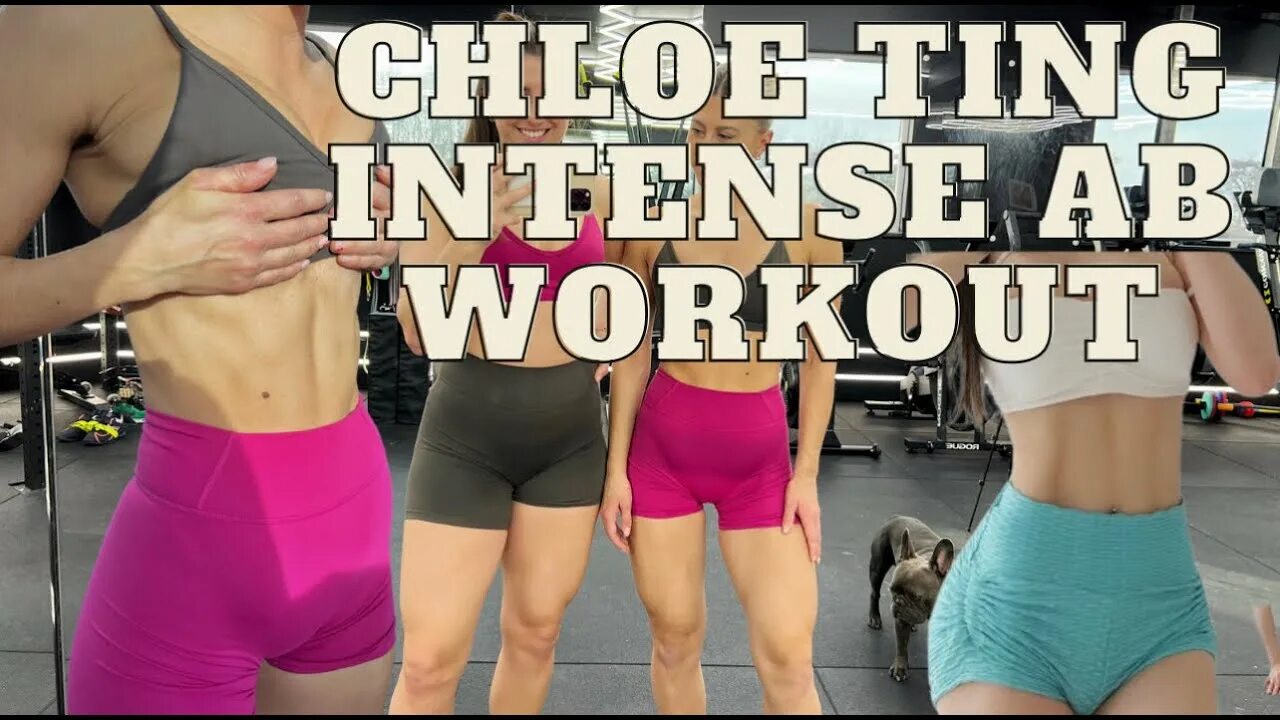 Chloe Ting Push-ups. Chloe Ting does Crunches. Chloe Ting Lift Weights. Did it work out