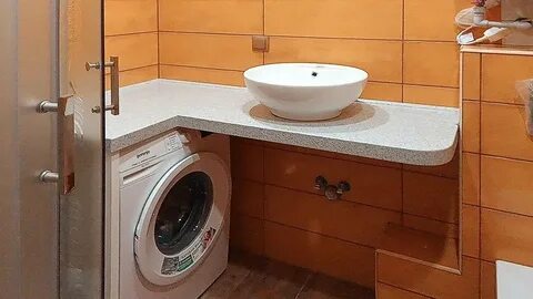 Угловая столешница в ванную