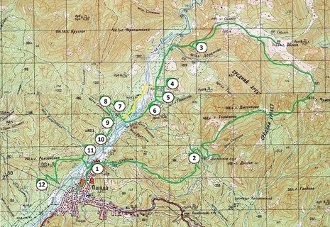 Пшада на карте краснодарского края
