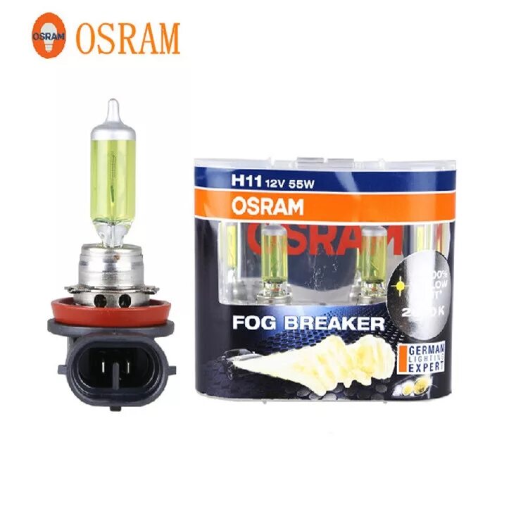 Osram h11 12v 55w. Лампа h11 Осрам 64211 FBR. Osram Fog Breaker h11. Осрам h11 55w.