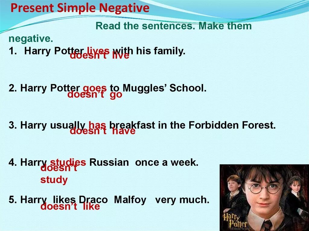 Present simple negative. Презент Симпл негатив. Present simple negative sentences. Sentences in present simple.